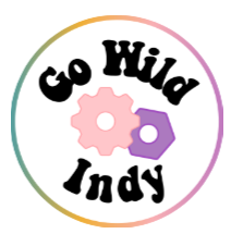 Go Wild Indy Pop Socket Vinyl Holographic Stickers