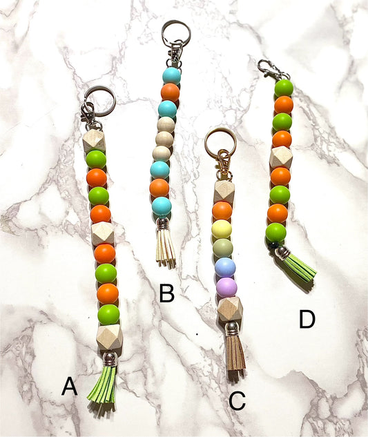 Beaded Lanyard Keychain