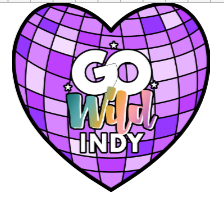 Go Wild Indy Pop Socket Vinyl Holographic Stickers