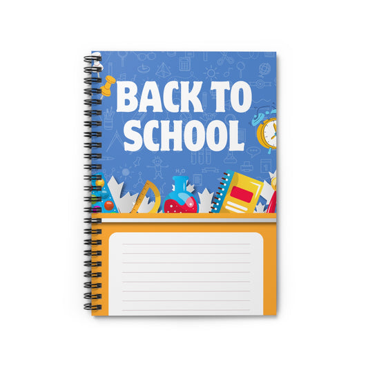 Back to School Spiral Notebook - Perfect for Students, Teachers, Study Notes, Journaling, Gift for School Season