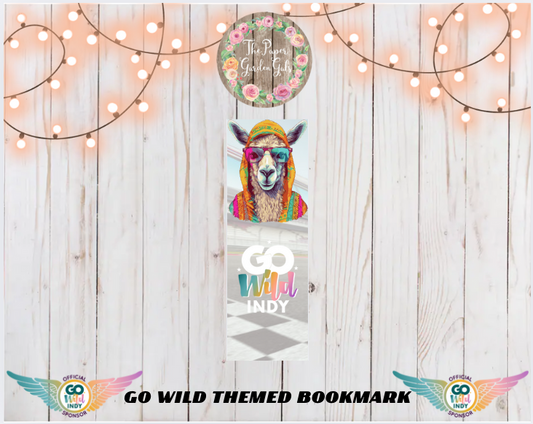 Go Wild 2025 Bookmark - Llama