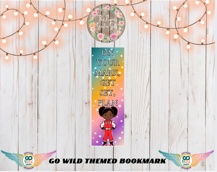 Go Wild 2025 Bookmark - On your Mark, Get Set, PLAN!