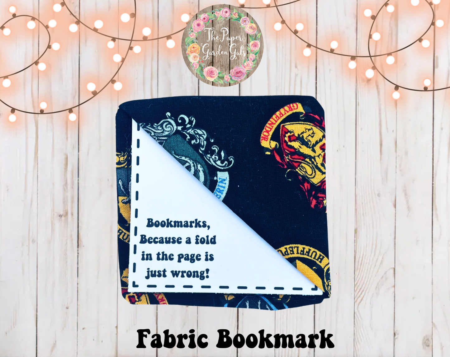 Harry Potter Fabric Bookmark