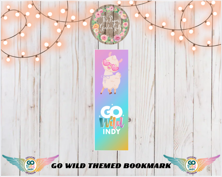Go Wild 2025 Bookmark - Happy Llama