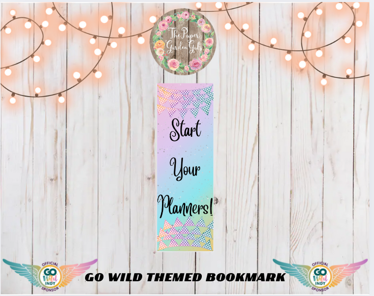 Go Wild 2025 Bookmark - Start Your Planners