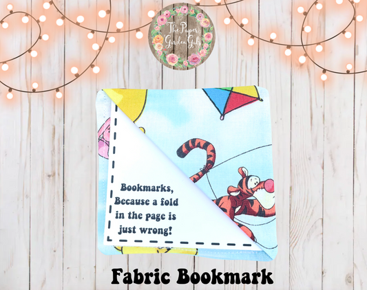 Winnie the Pooh Fabric Bookmark