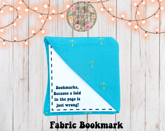 Anchors Fabric Bookmark