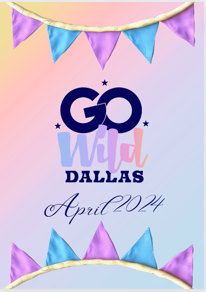 Go Wild Themed Bunting Printable Dashboard and Cover (Digital Download)