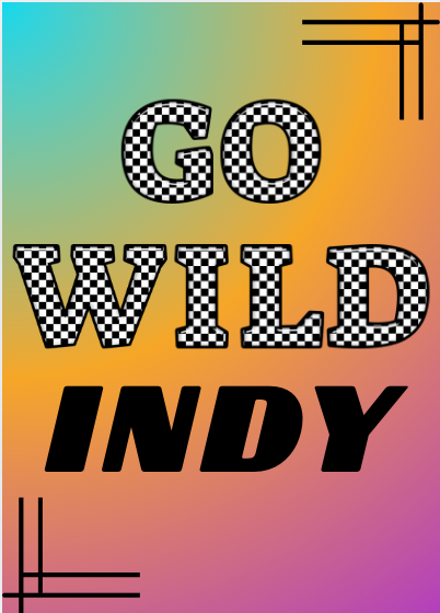 Go Wild Indy Printable B6 Cover and Dashboard (Digital Download) - 1