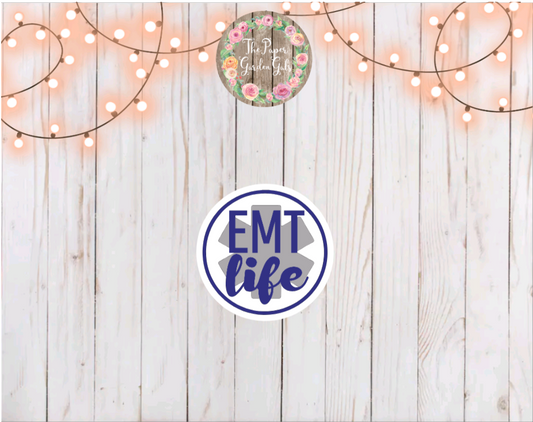 EMT Life Vinyl Holographic Sticker