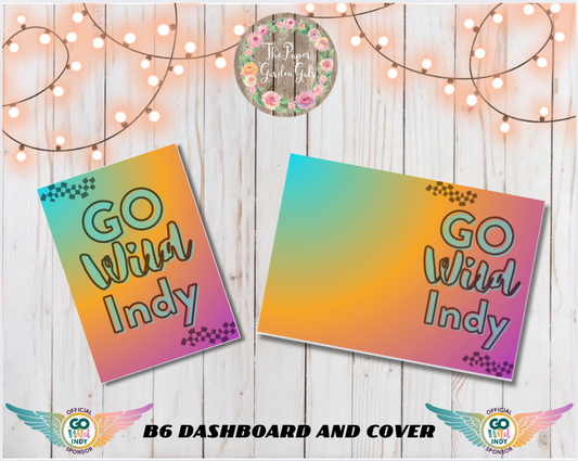 Go Wild Indy Printable B6 Cover and Dashboard (Digital Download) - 2