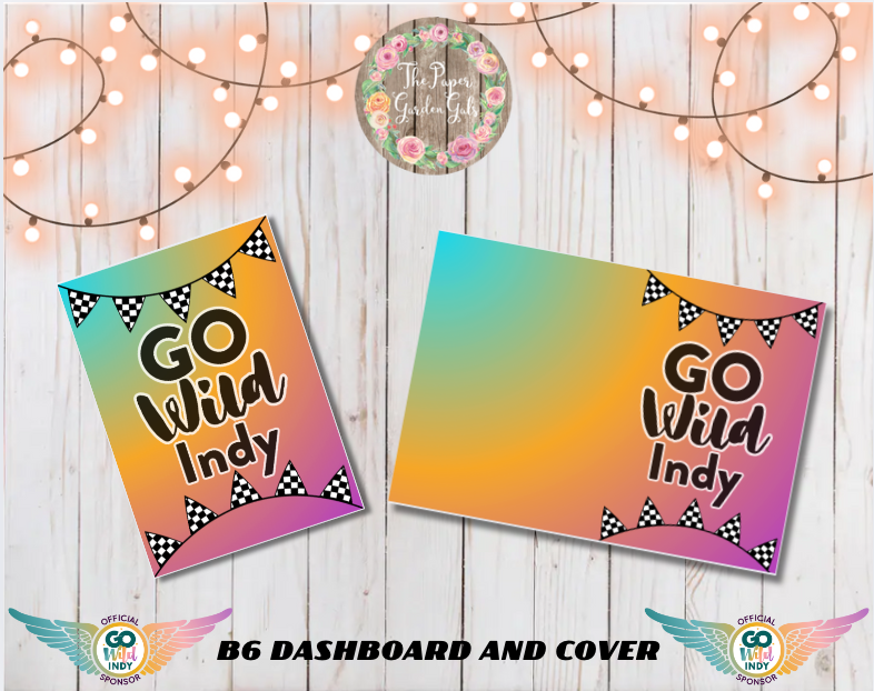 Go Wild Indy Printable B6 Cover and Dashboard (Digital Download) - 3