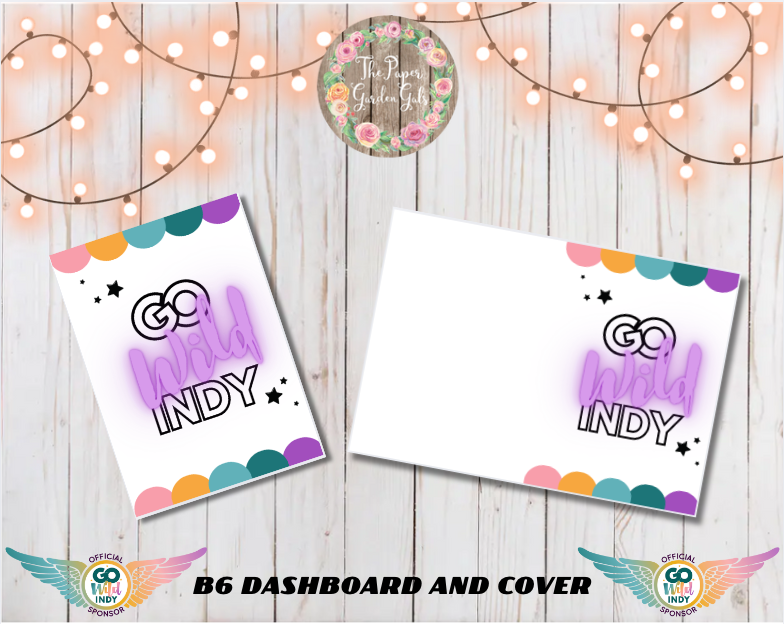 Go Wild Indy Printable B6 Cover and Dashboard (Digital Download) - 6