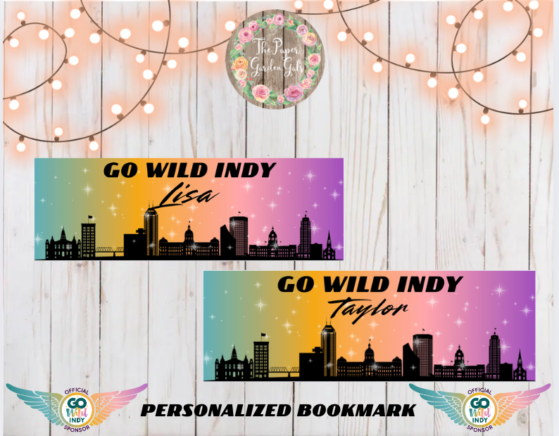 Go Wild 2025 Personalized Name Bookmark/Dashboard