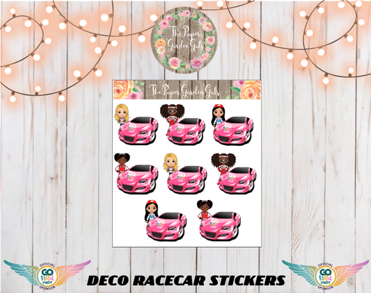 Go Wild 2025 Deco Race Car Sticker Sheet