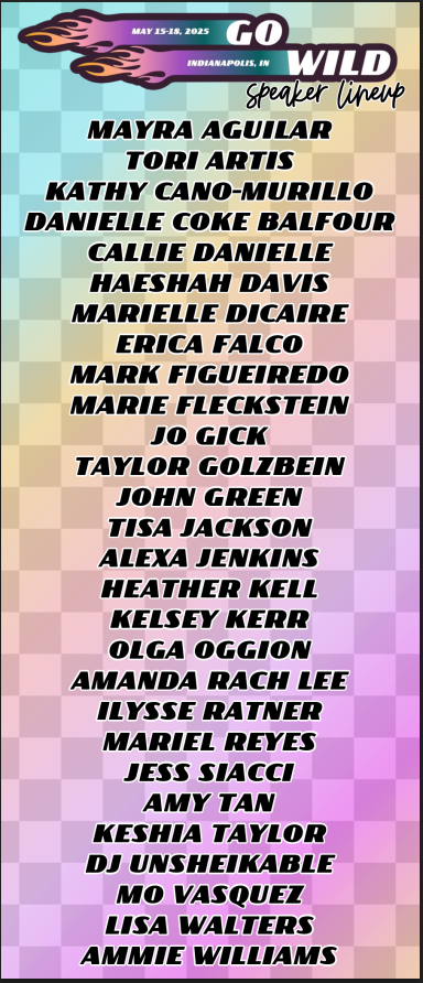 Go Wild Printable Speaker Bookmark (Digital Download)