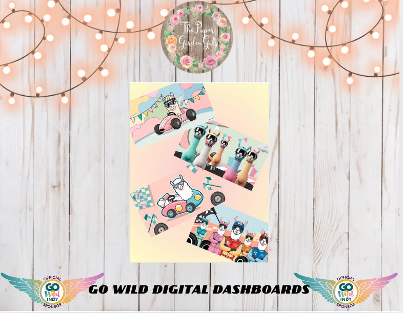 Go Wild Printable Dashboards (Digital Download)