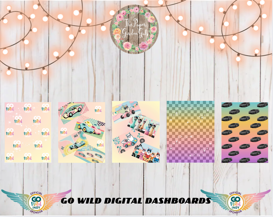 Go Wild Printable Dashboards (Digital Download)