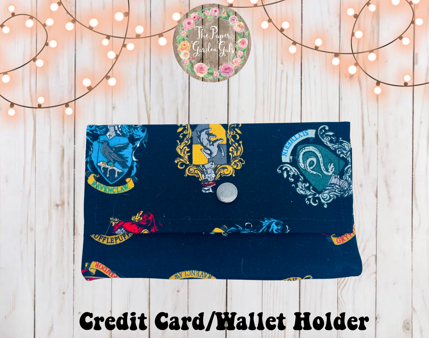 Harry Potter Snap Fabric Closure Credit Card/Wallet Holder
