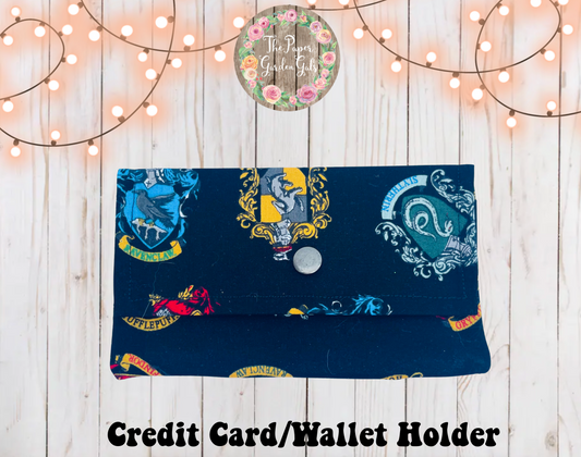 Harry Potter Snap Fabric Closure Credit Card/Wallet Holder