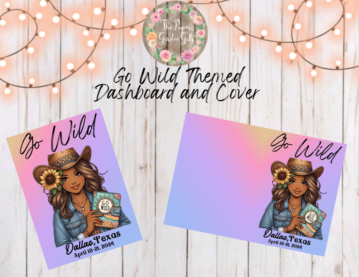 Go Wild Themed Printable Dashboard and Cover (Digital Download) - 10