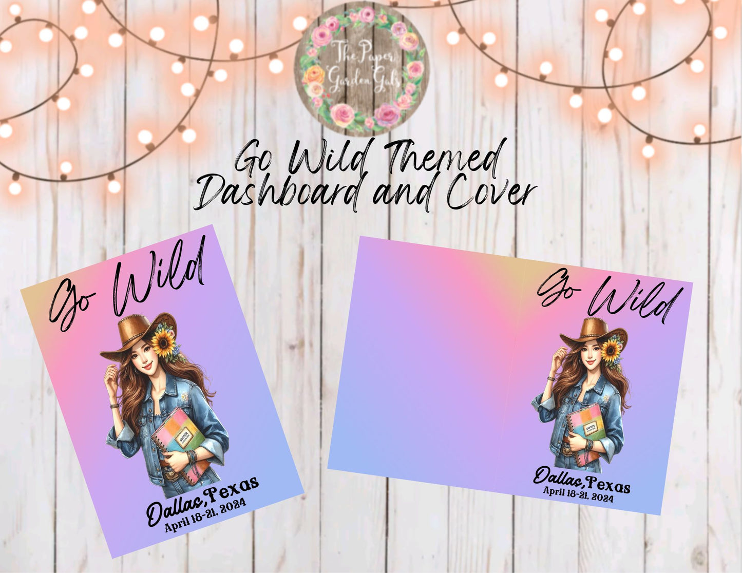 Go Wild Themed Printable Dashboard and Cover (Digital Download) - 11