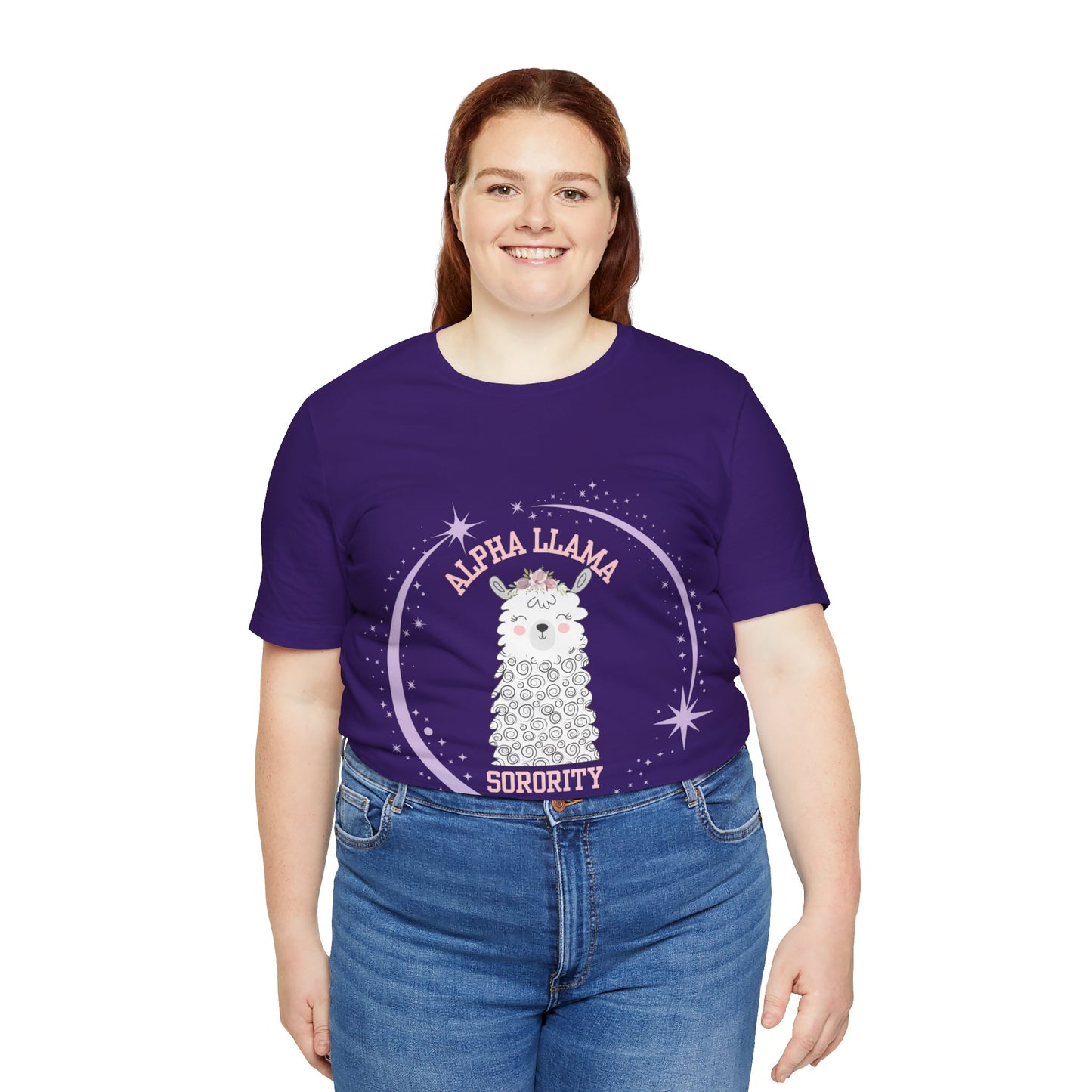 Alpha Llama Sorority Unisex Jersey Short Sleeve Tee