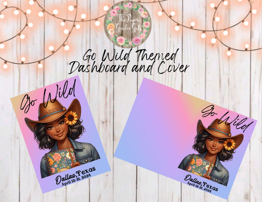 Go Wild Themed Printable Dashboard and Cover (Digital Download) - 4