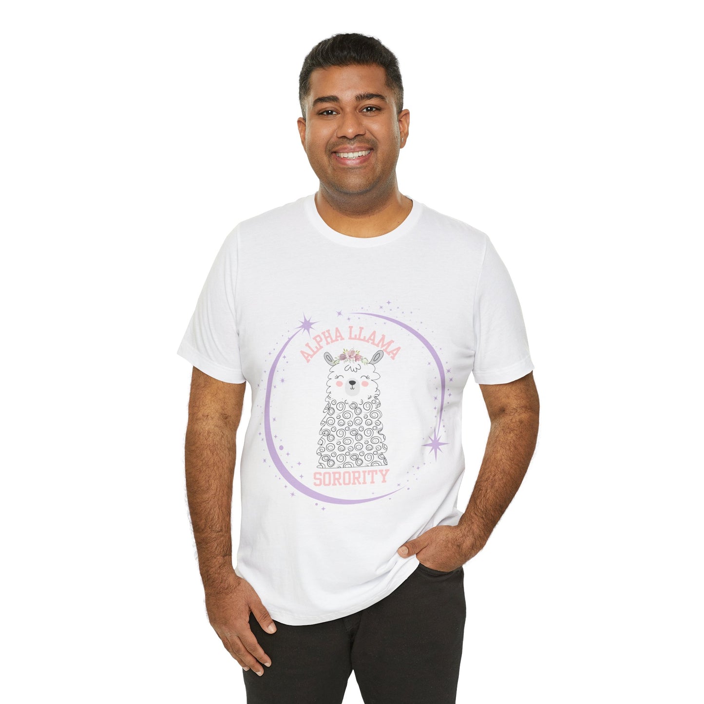 Alpha Llama Sorority Unisex Jersey Short Sleeve Tee