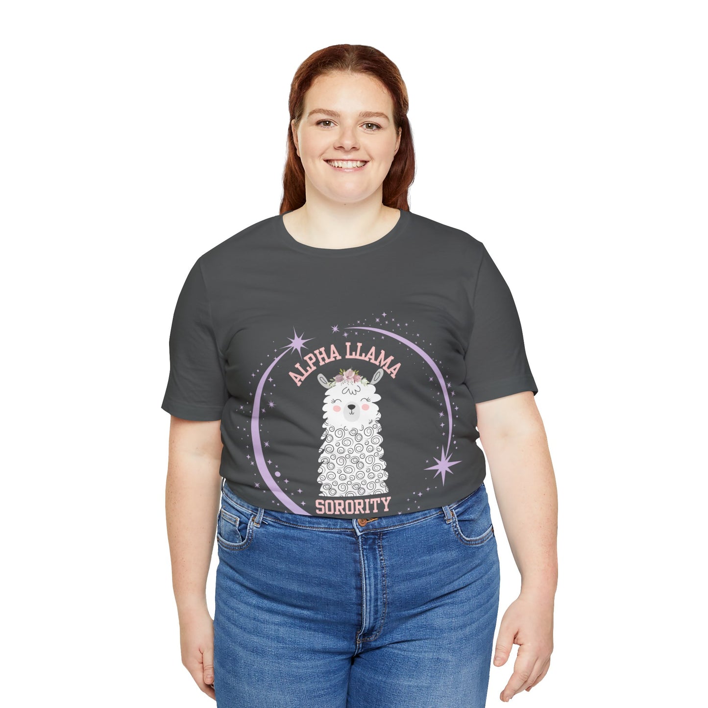 Alpha Llama Sorority Unisex Jersey Short Sleeve Tee