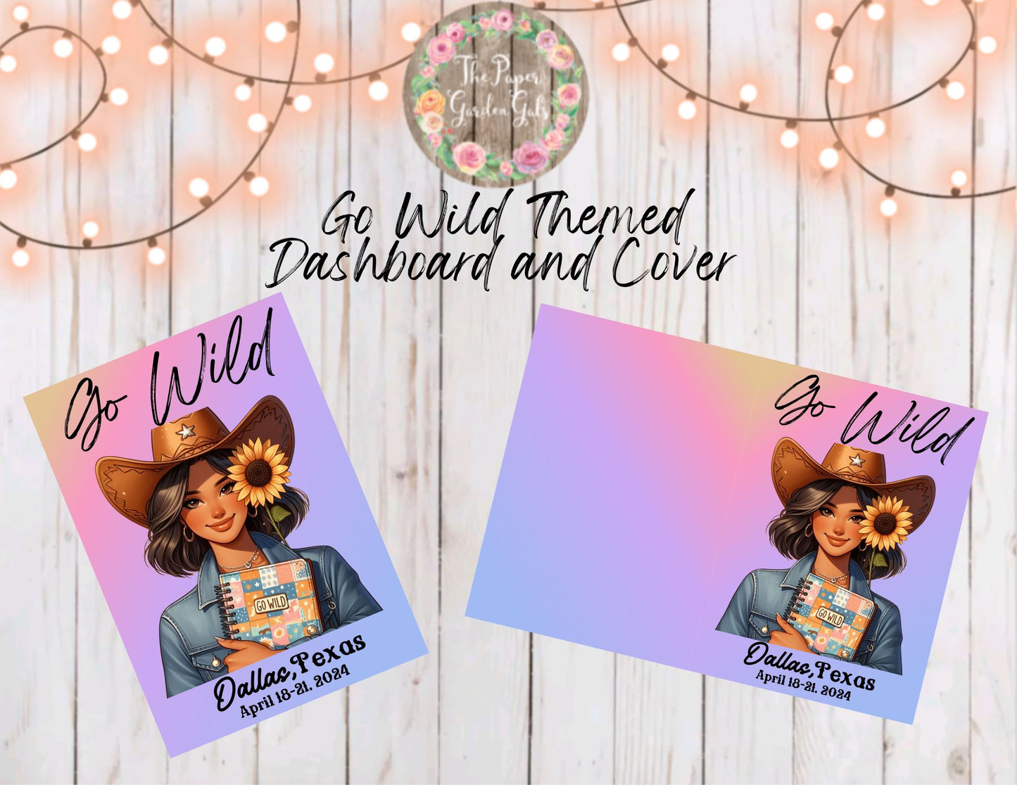 Go Wild Themed Printable Dashboard and Cover (Digital Download) - 8