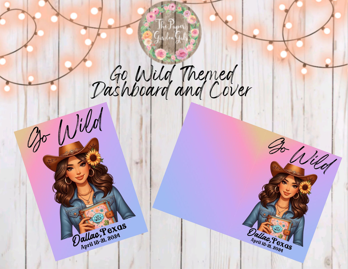 Go Wild Themed Printable Dashboard and Cover (Digital Download) - 9