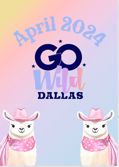 Go Wild Themed Cowgirl Llama Printable Dashboard and Cover (Digital Download)