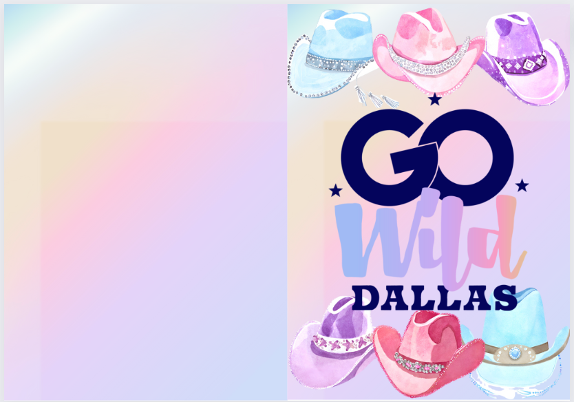 Go Wild Themed Cowboy Hats Printable Dashboard and Cover (Digital Download)