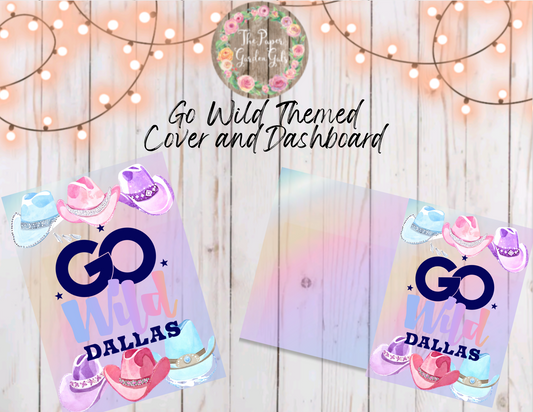 Go Wild Themed Cowboy Hats Printable Dashboard and Cover (Digital Download)