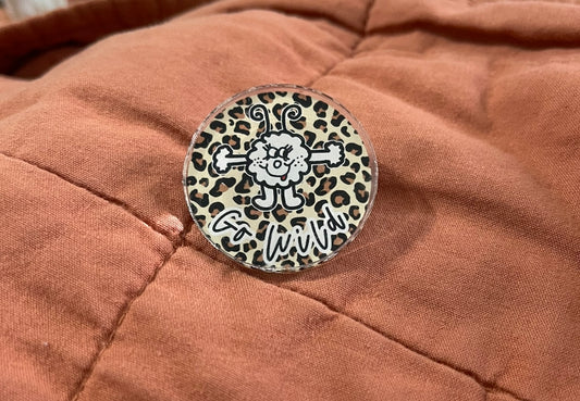 Squiggly Go Wild Pin