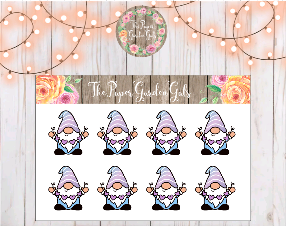 Go Wild 2024 Gnome Decorative Sticker Sheet