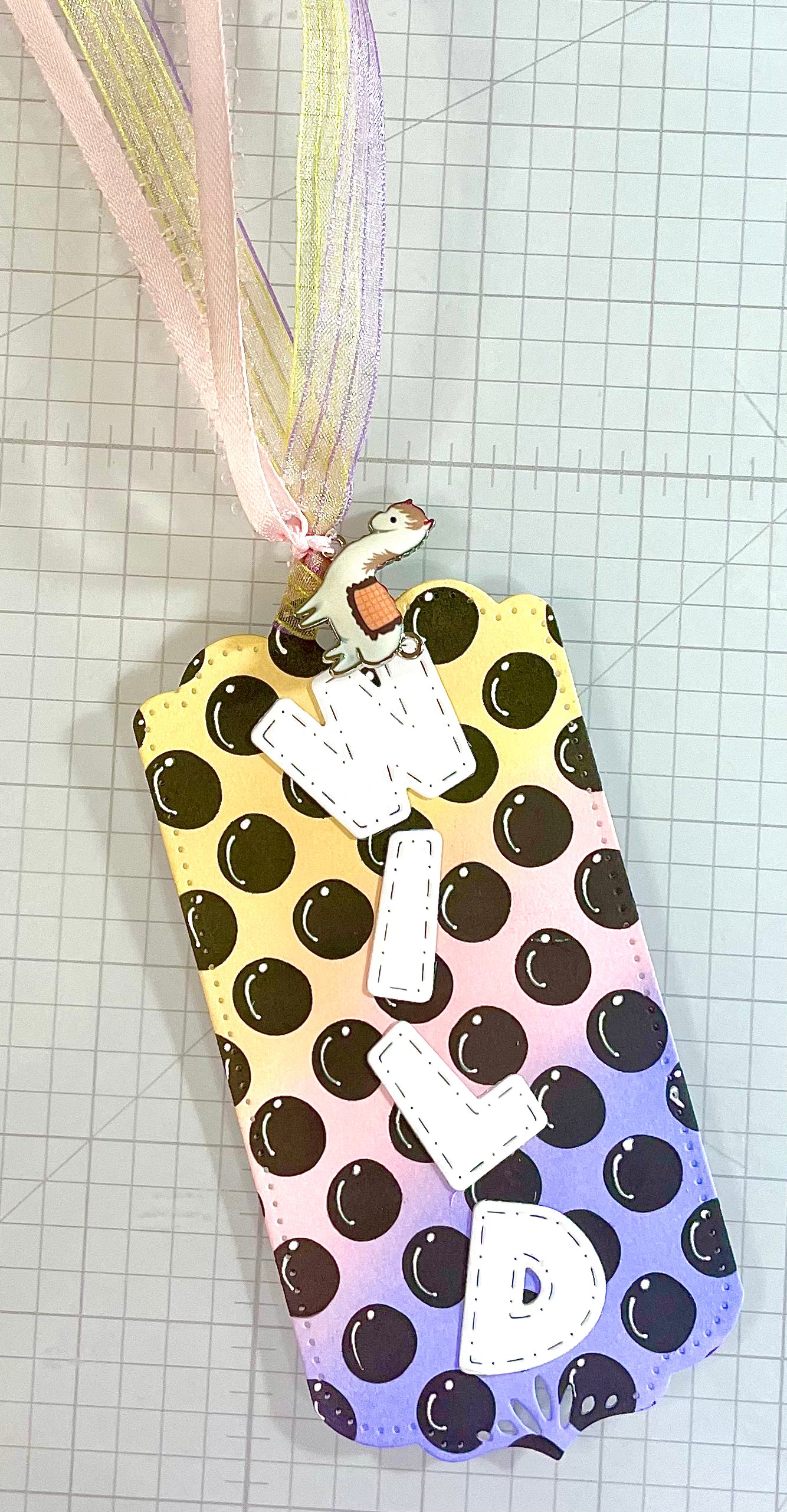 Wild Bookmark with Llama Charm