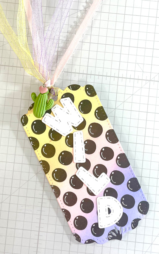 Wild Bookmark with Cactus Charm