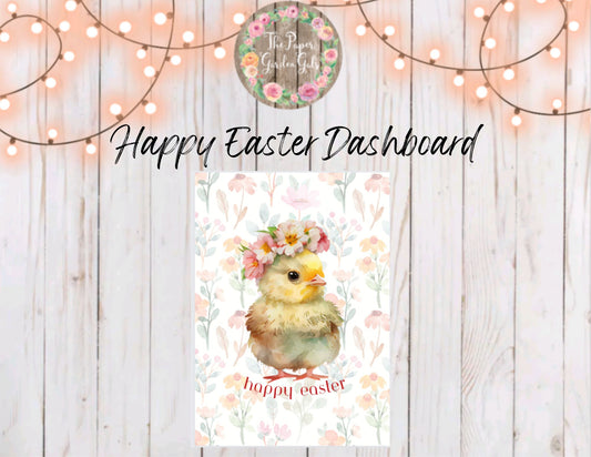 Happy Easter Printable Dashboard (Digital Download)