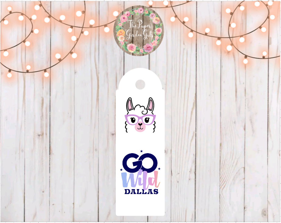 Go Wild Llama Bookmark