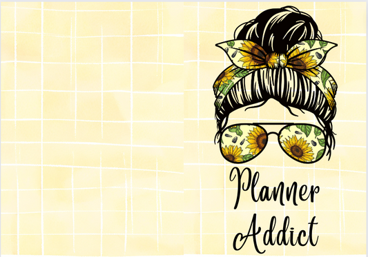 Planner Addict Printable Dashboard and Cover (Digital Download)