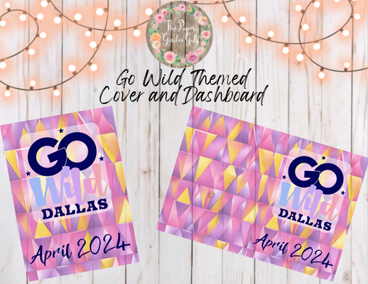 Go Wild Themed Prism Printable Dashboard and Cover (Digital Download)