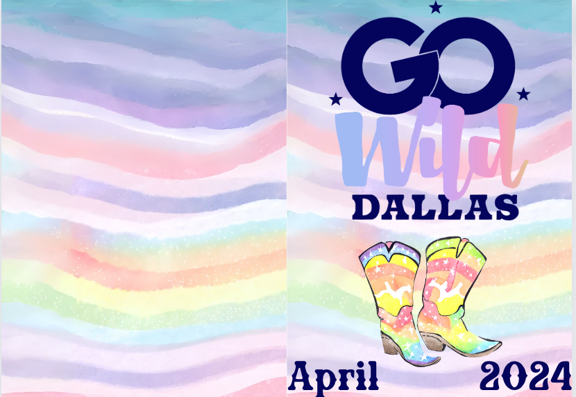 Go Wild Themed Rainbow Boots Printable Dashboard and Cover (Digital Download)