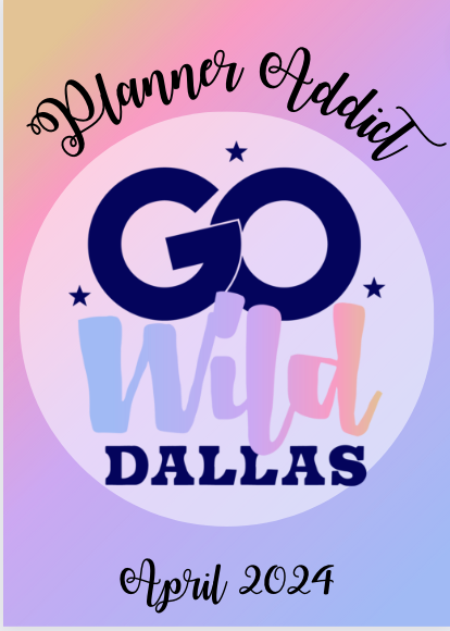 Go Wild Themed Planner Addict Printable Dashboard and Cover (Digital Download)