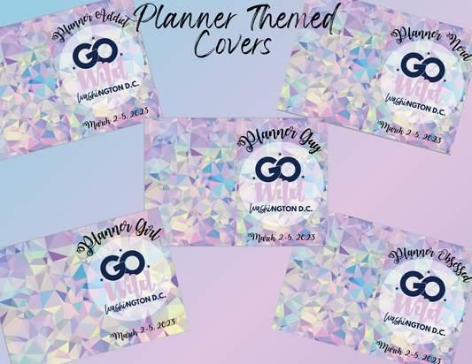 Planner Themed Go Wild B6 Printable Dashboard and Cover (Digital Download)