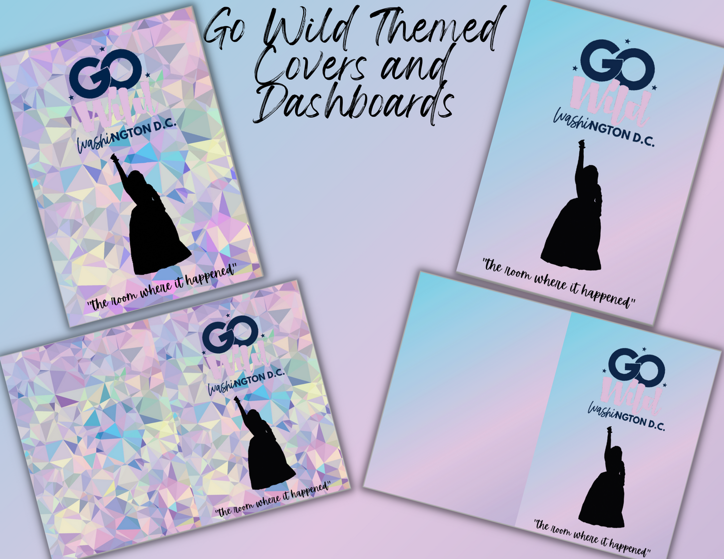 Go Wild B6 Angelica Printable Dashboard and Cover (Digital Download)