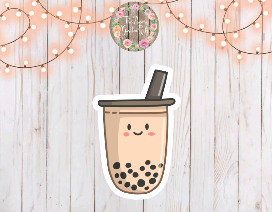 Boba Cutie Vinyl Sticker