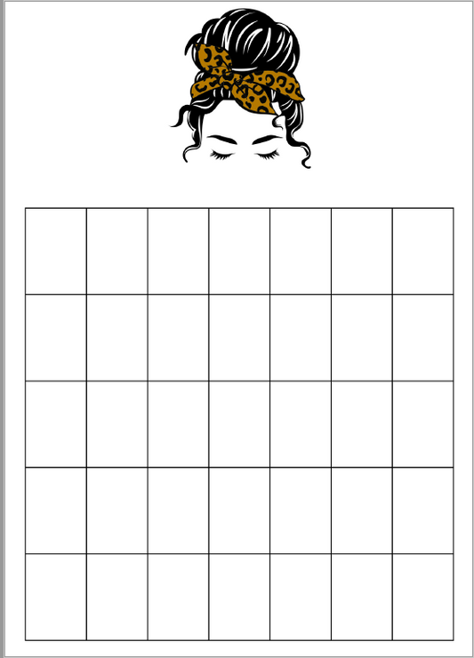 Bun Girl B6 Printable Calendar, Notes, Packing List & To Do List (Digital Download)