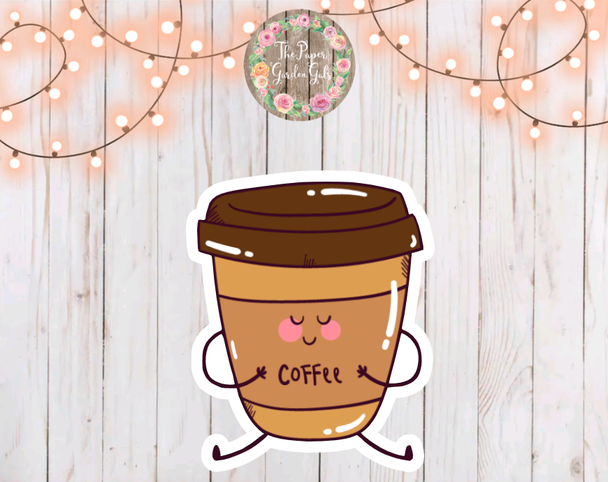 Coffee Cutie Vinyl Sticker